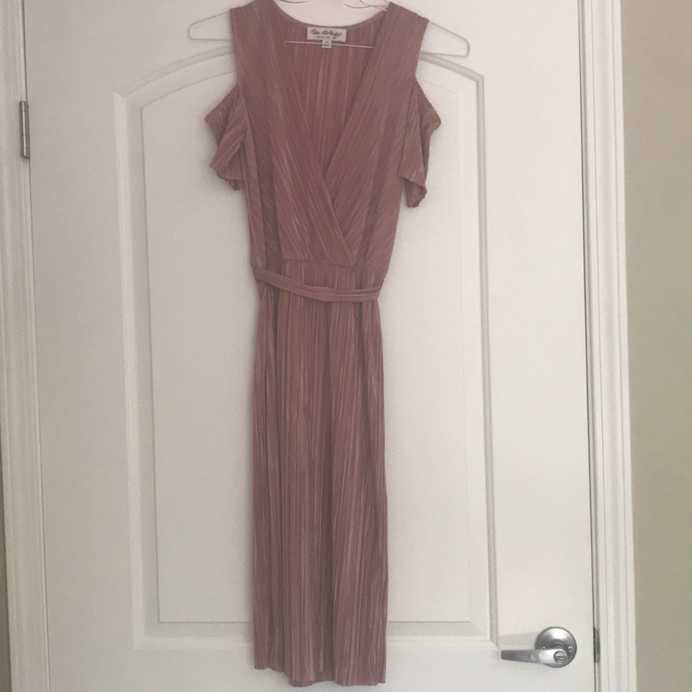 Miss Selfridge Pink Ribbed Dress